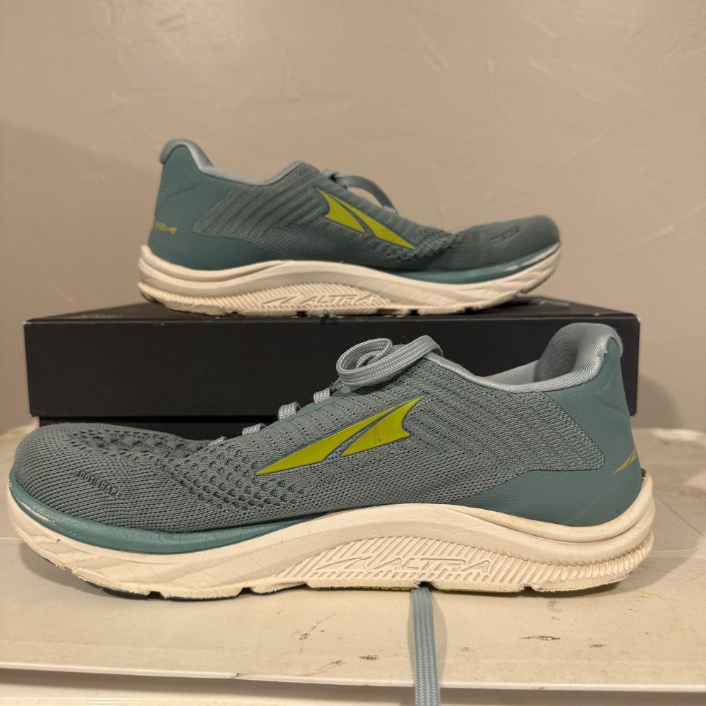 Altra Torin 4 Plush Running Shoes Womens 8 Blue ALOA4VR2419 Good Zero Drop Knit